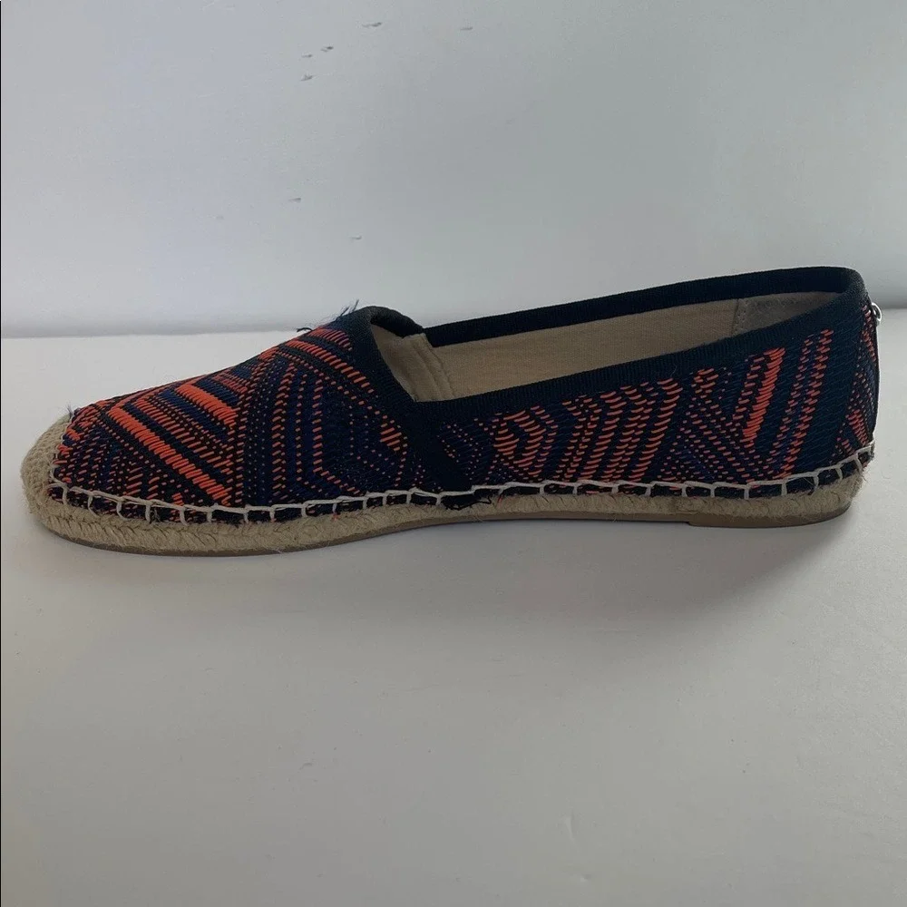 Sam Edelman Navy & Orange‎ Slip On  Espadrilles 8.5